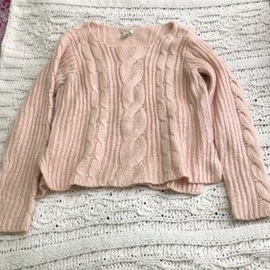 Pink Knit Sweater